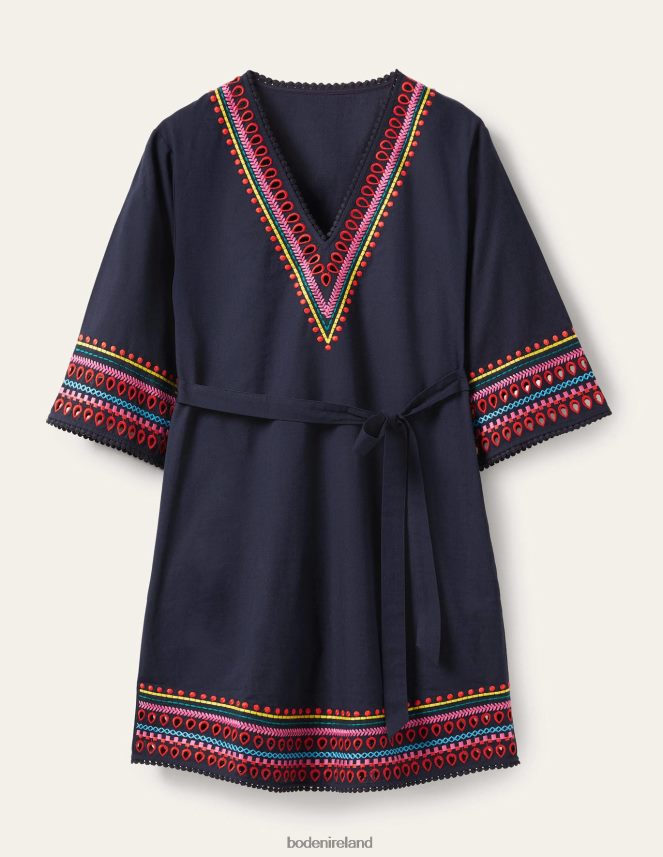 Navy Clothing Embroidered Kaftan Dress Boden Women L466L61890