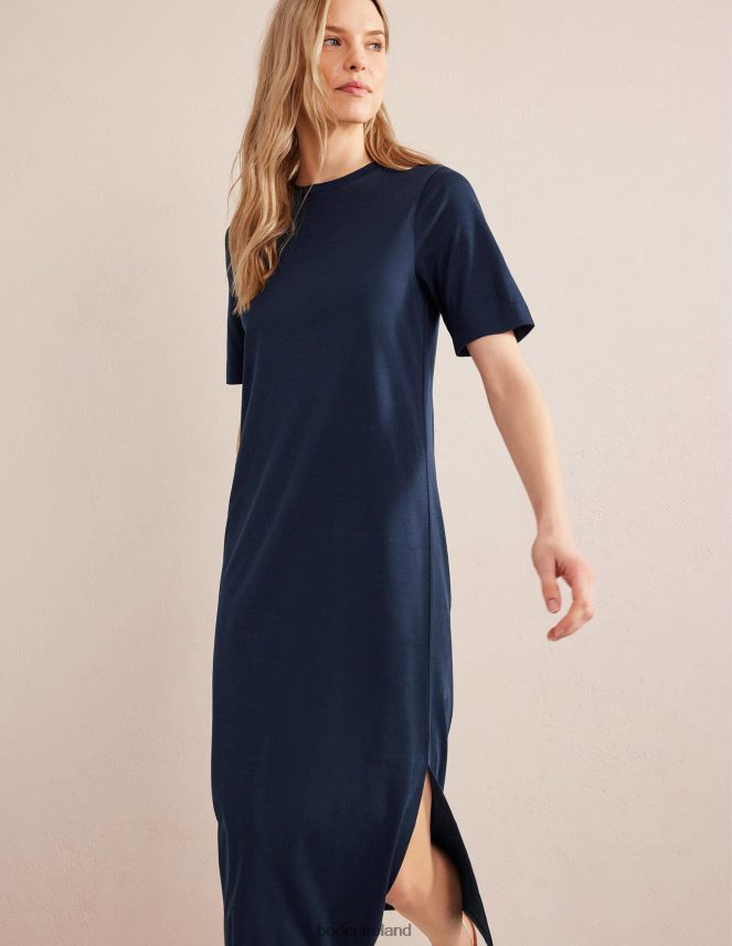 Navy Clothing Jersey Midi T-Shirt Dress Boden Women L466L61125