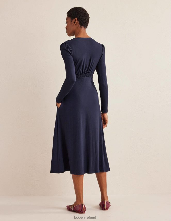 Navy Clothing Jersey Midi Tea Dress Boden Women L466L61378