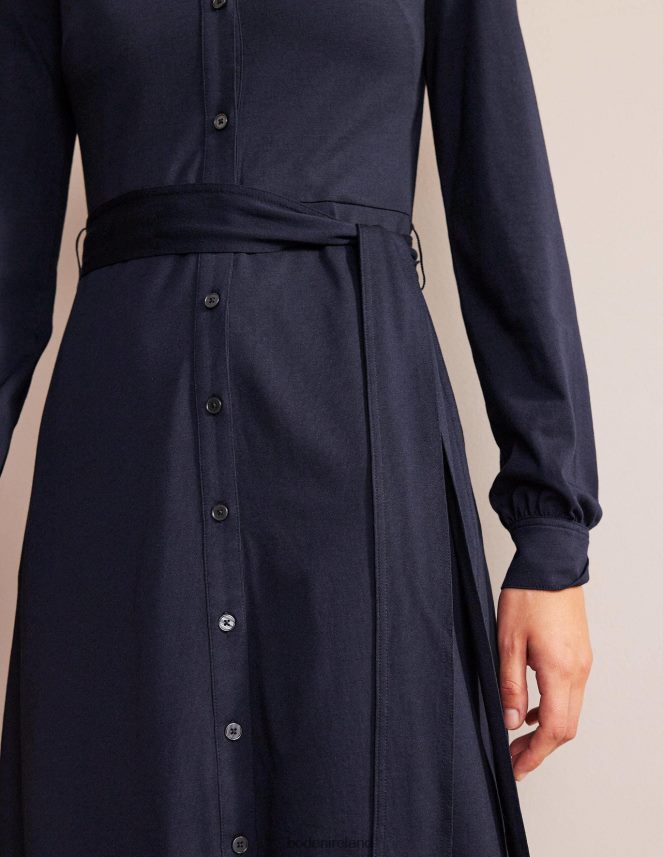 Navy Clothing Julia Jersey Shirt Dress Boden Women L466L656