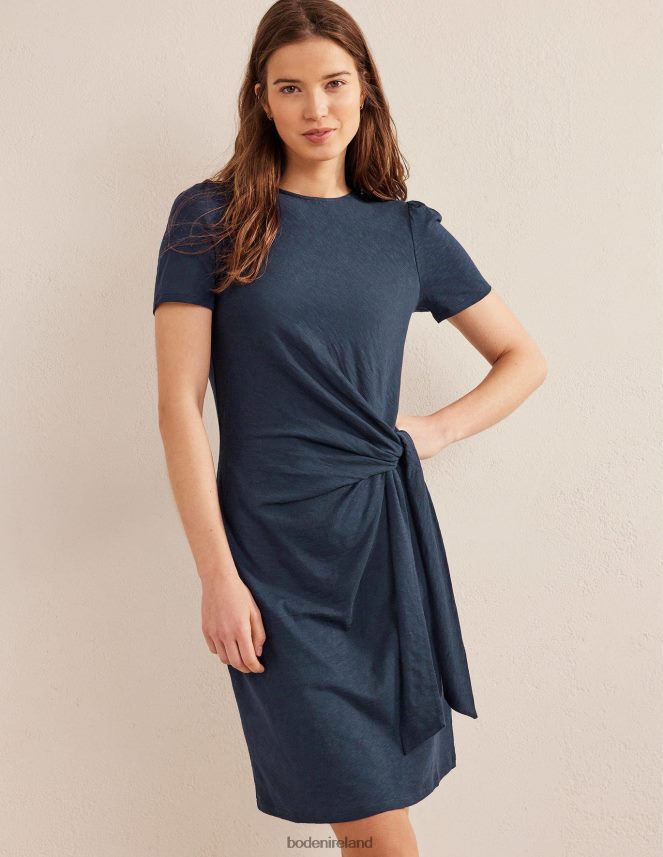Navy Clothing Knot Front Jersey Dress Boden Women L466L62547