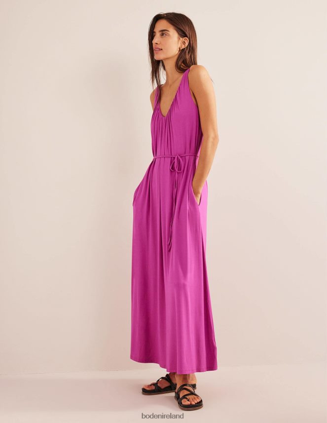 Rose Violet Clothing V-Neck Jersey Maxi Dress Boden Women L466L61489