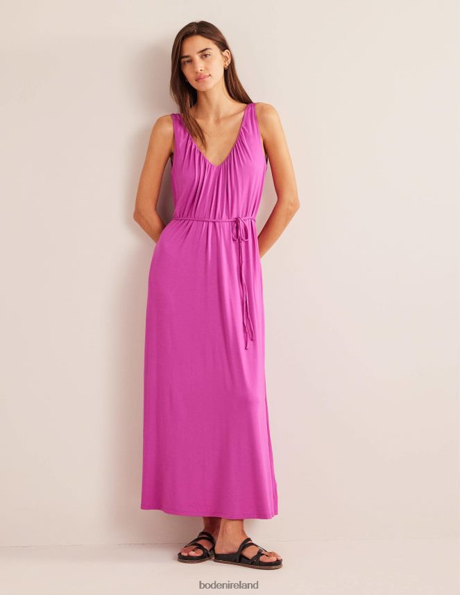 Rose Violet Clothing V-Neck Jersey Maxi Dress Boden Women L466L61489