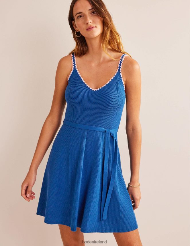 Sapphire Clothing Crochet-Trim Knitted Dress Boden Women L466L616