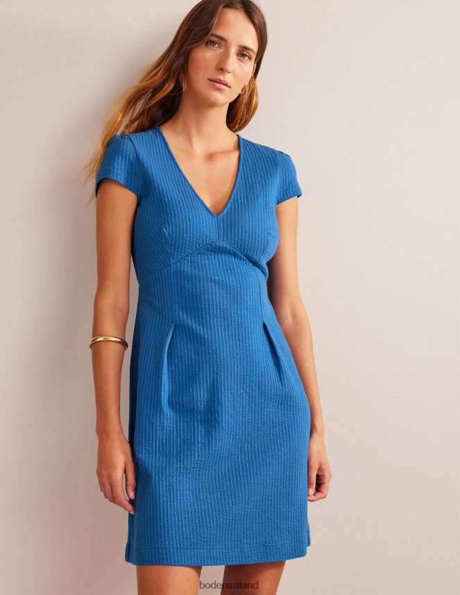 Sapphire Clothing Seersucker Jersey Tea Dress Boden Women L466L62135