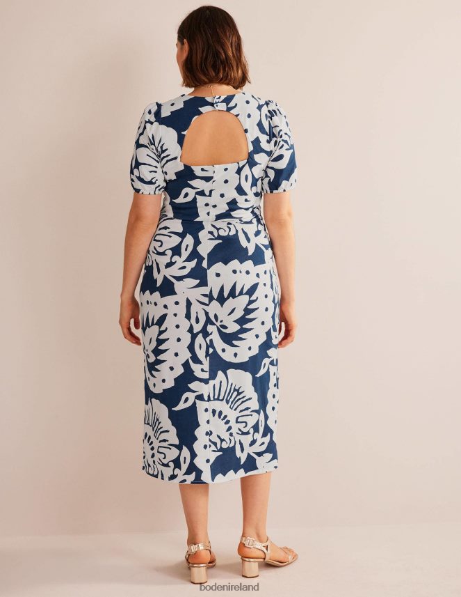 Sapphire & Oak Terrace Clothing Back Detail Jersey Midi Dress Boden Women L466L6968