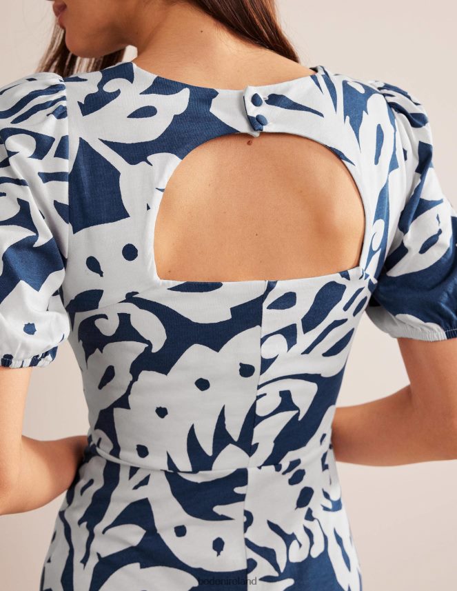 Sapphire & Oak Terrace Clothing Back Detail Jersey Midi Dress Boden Women L466L6968