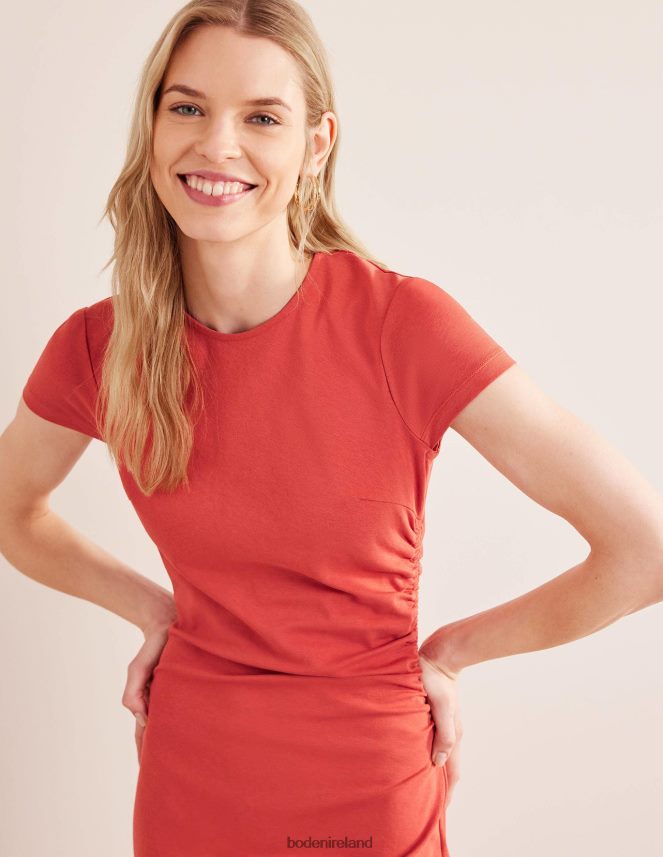 Tomato Clothing Side Ruched Jersey Midi Dress Boden Women L466L62149