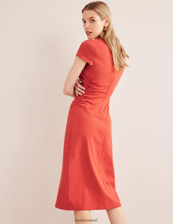 Tomato Clothing Side Ruched Jersey Midi Dress Boden Women L466L62149