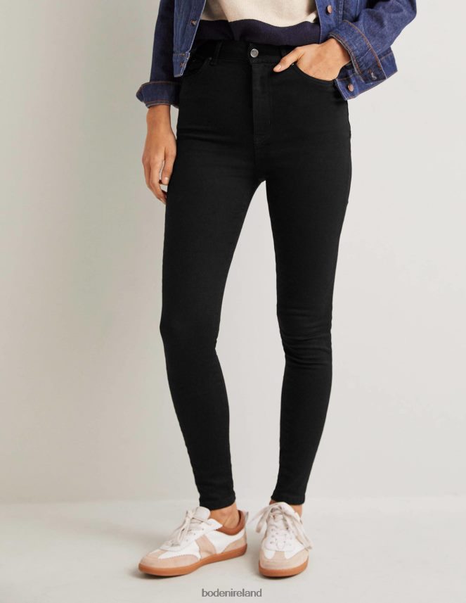 Black Clothing Mid Rise Sculpted Skinny Jeans Boden Women L466L6660