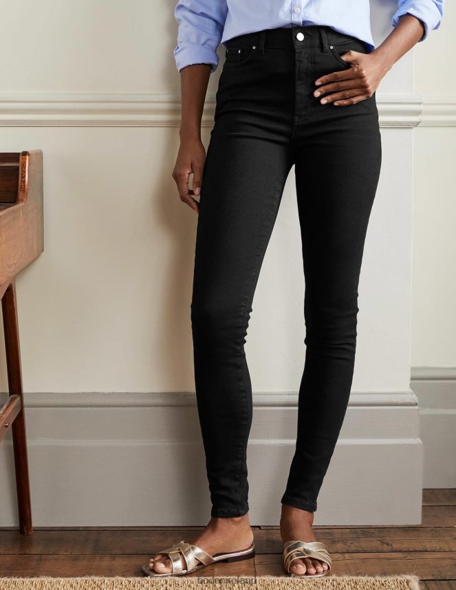 Black Clothing Mid Rise Sculpted Skinny Jeans Boden Women L466L6660