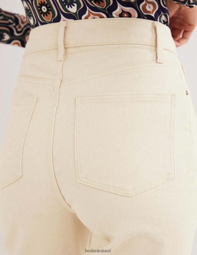 Ecru Clothing Rigid Cropped Flare Jeans Boden Women L466L61948