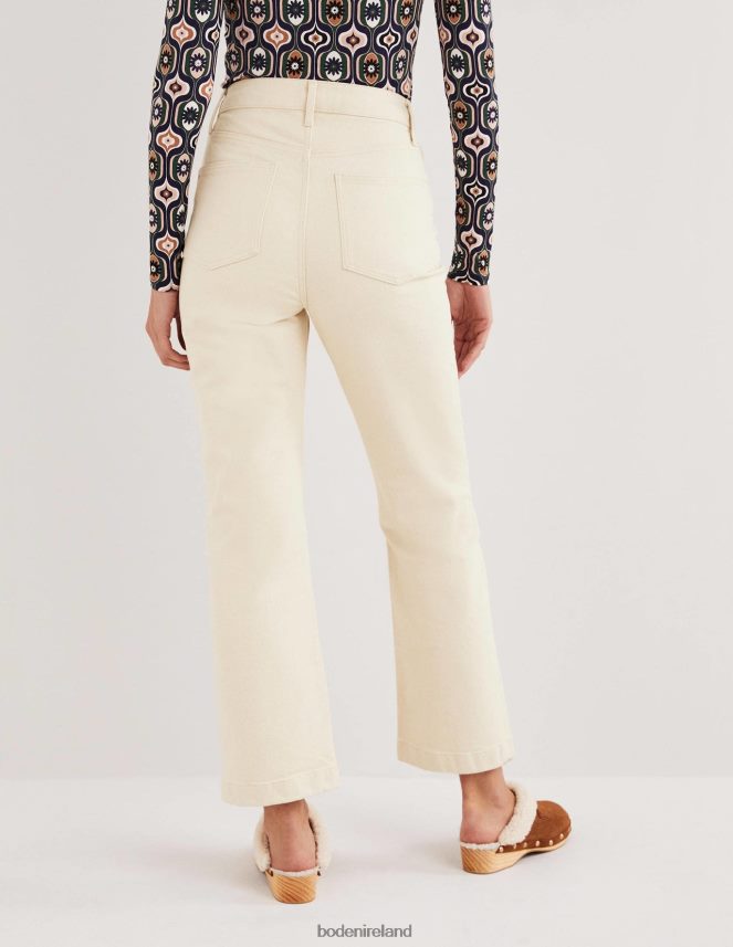 Ecru Clothing Rigid Cropped Flare Jeans Boden Women L466L61948
