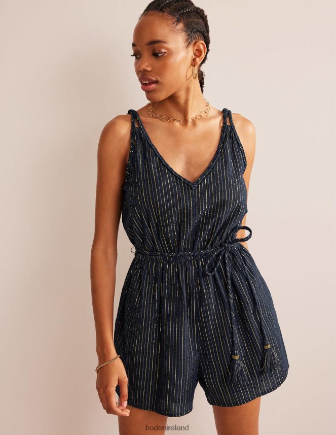 Navy Clothing Grecian Playsuit Boden Women L466L61386