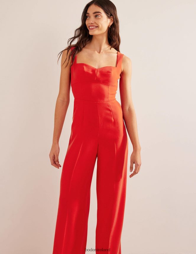 Vermillion Clothing Sweetheart Wideleg Jumpsuit Boden Women L466L61292