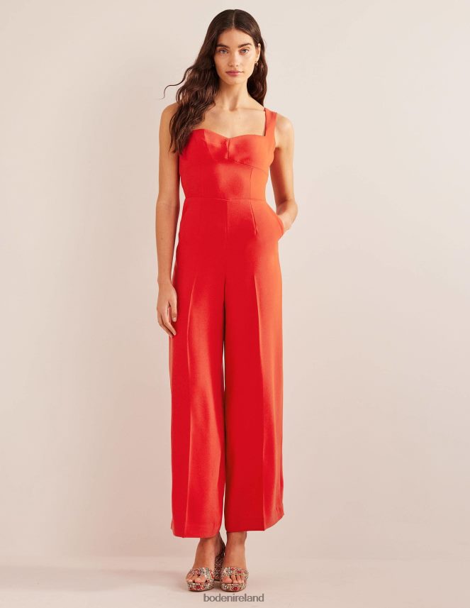 Vermillion Clothing Sweetheart Wideleg Jumpsuit Boden Women L466L61292