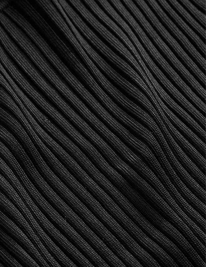 Black Clothing Ribbed Slash Neck Jumper Boden Women L466L61476