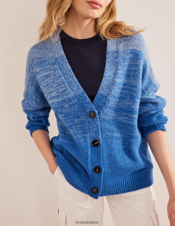 Blue Ombre Clothing Fluffy Cardigan Boden Women L466L62141