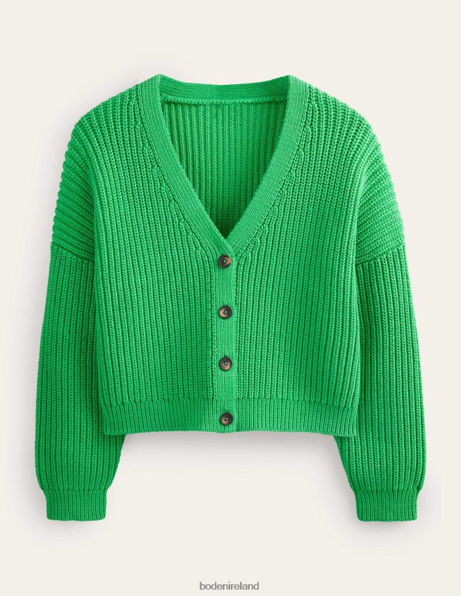 Bright Green Clothing Oversized Ribbed Cardigan Boden Women L466L62086