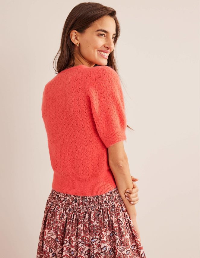 Coral Clothing Pointelle Cardigan Boden Women L466L61787