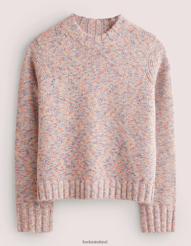 Grey Melange Clothing Speckled Fluffy Jumper Boden Women L466L61544