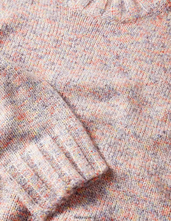 Grey Melange Clothing Speckled Fluffy Jumper Boden Women L466L61544