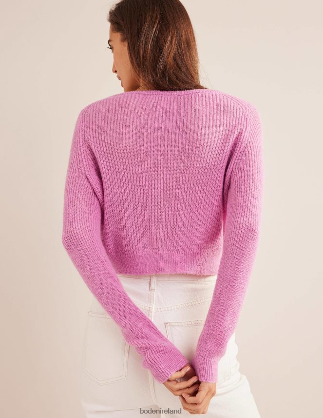 Lavender Rose Clothing Fluffy Cropped Cardigan Boden Women L466L62105