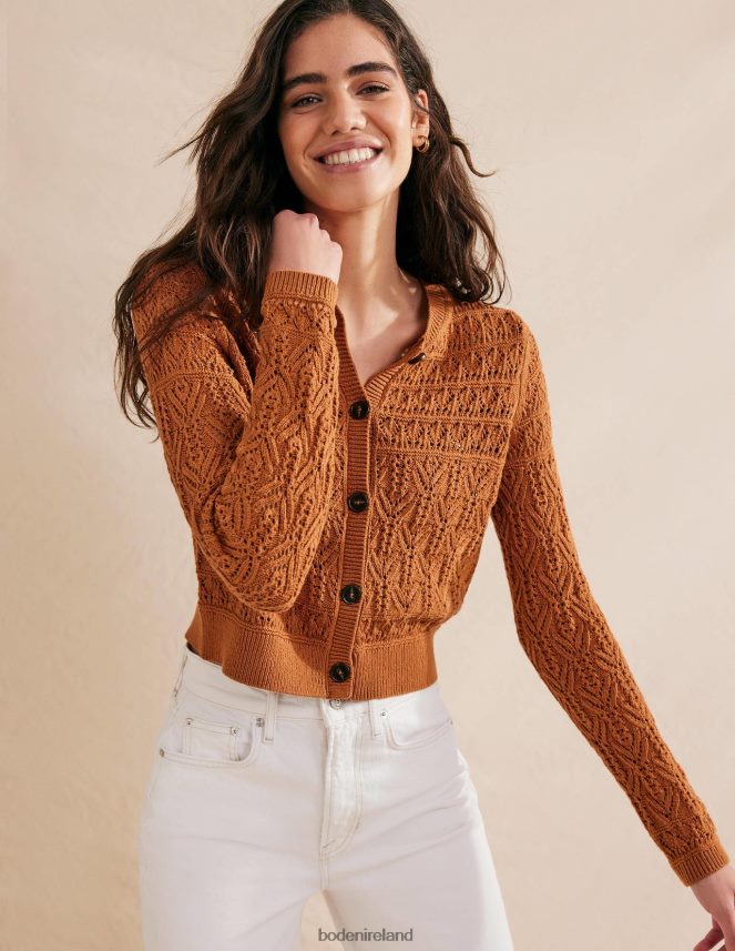 Maple Clothing Pointelle Cotton Cardigan Boden Women L466L62220