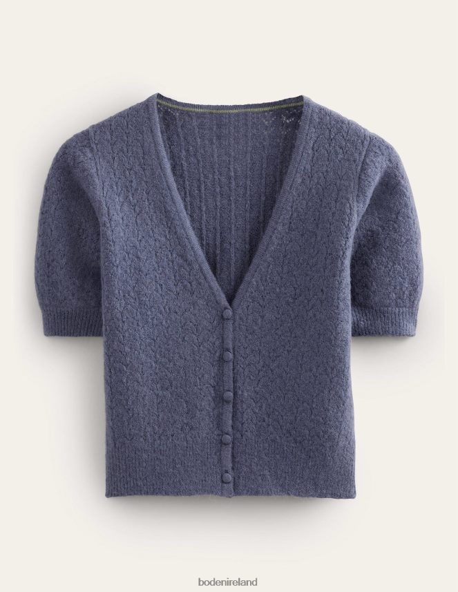 Nightshadow Blue Clothing Pointelle Cardigan Boden Women L466L61566
