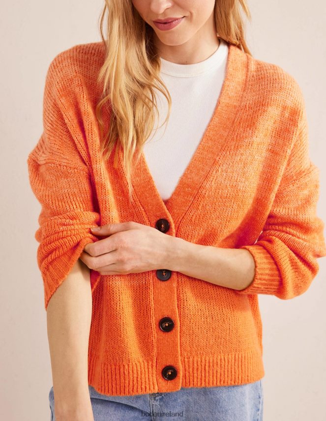 Orange Ombre Clothing Fluffy Cardigan Boden Women L466L62132