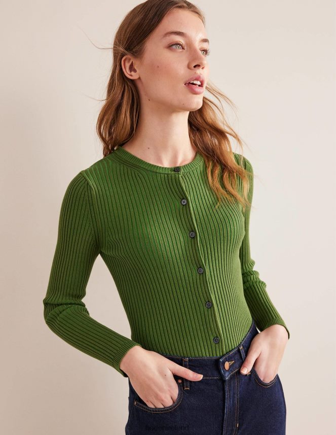 Park Ranger Clothing Ribbed Detail Cardigan Boden Women L466L61213