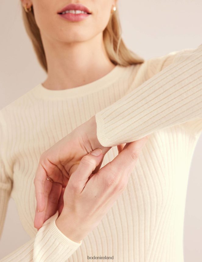 Pisatchio Shell Clothing Ribbed Merino Jumper Boden Women L466L61153