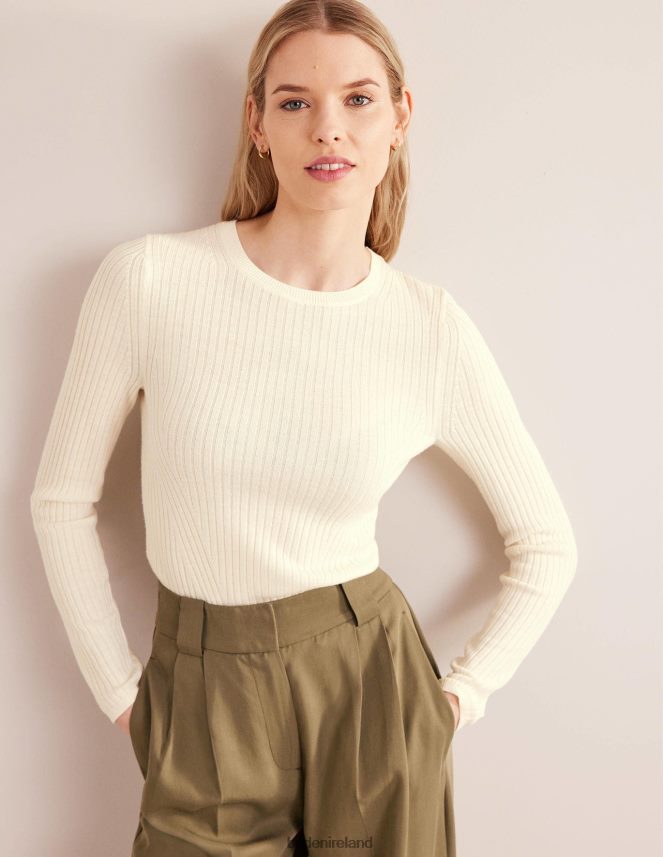 Pisatchio Shell Clothing Ribbed Merino Jumper Boden Women L466L61153