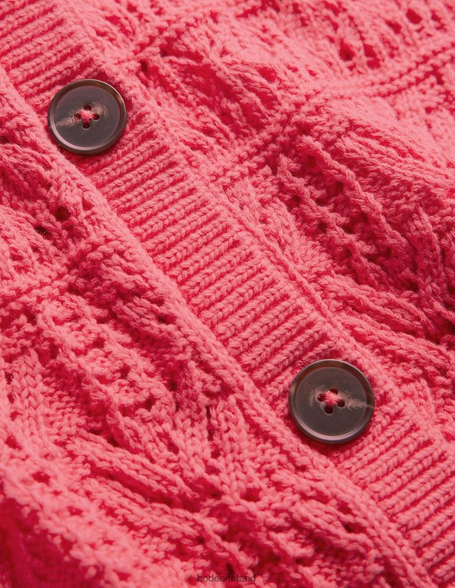 Pop Peony Clothing Pointelle Cotton Cardigan Boden Women L466L61417