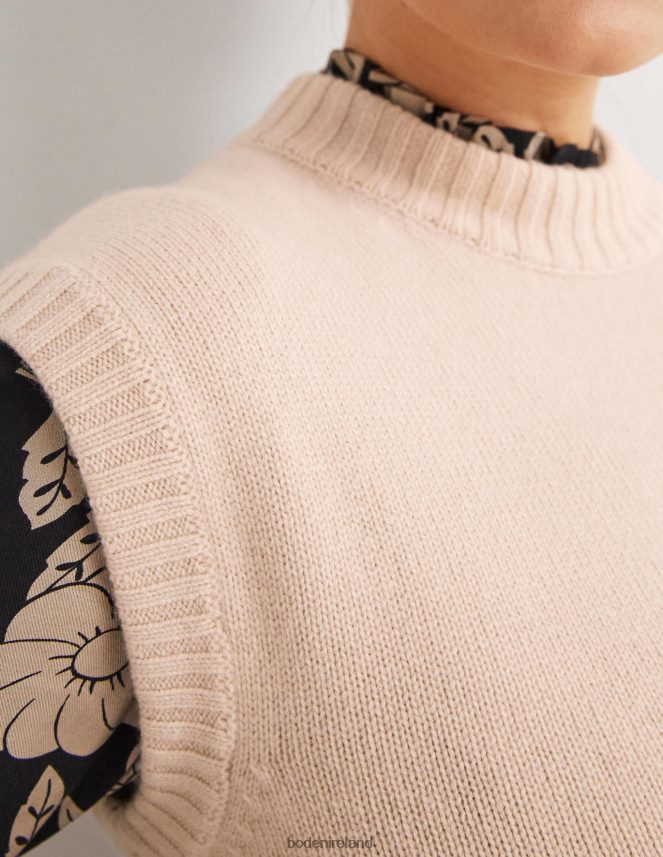 Rope Clothing Chunky Cashmere Crew Neck Tank Boden Women L466L62474