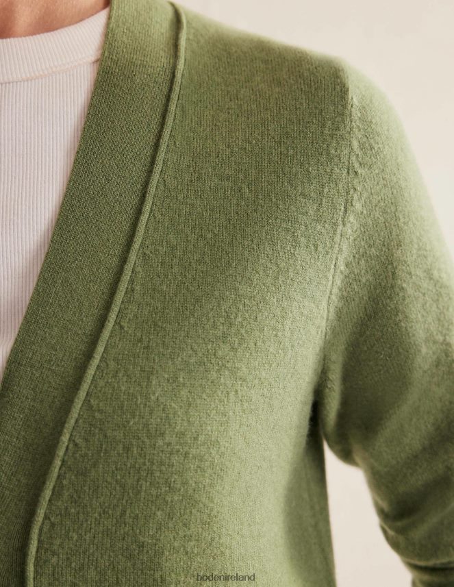 Stone Green Clothing Cashmere V-neck Cardigan Boden Women L466L61838