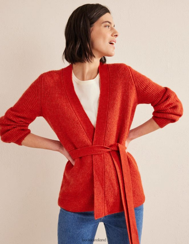 Tomato Clothing Fluffy Belted Cardigan Boden Women L466L62103