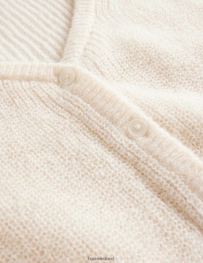 Warm Ivory Clothing Fluffy Cropped Cardigan Boden Women L466L62107
