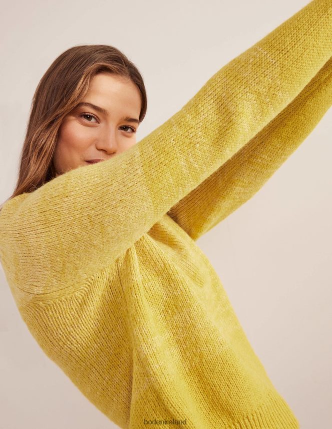 Yellow Ombre Clothing Fluffy Jumper Boden Women L466L61498