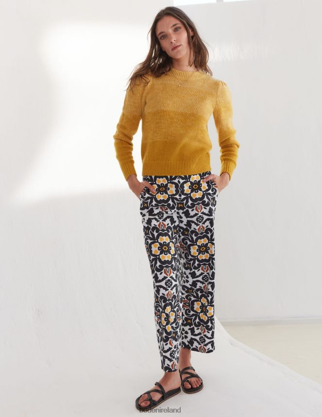 Yellow Ombre Clothing Fluffy Jumper Boden Women L466L61498