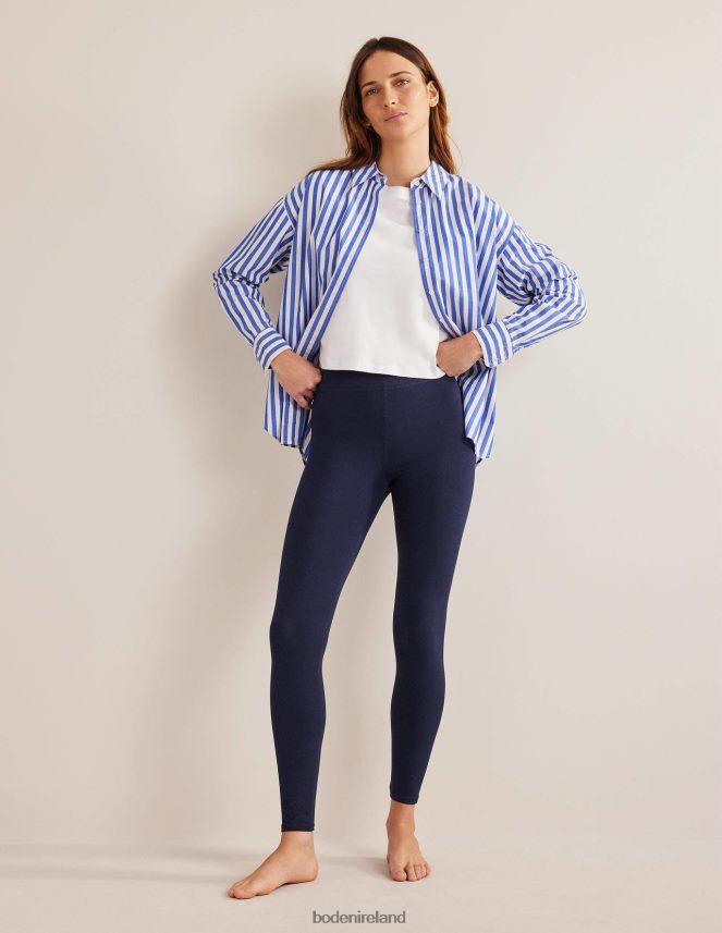 Navy Clothing High Rise Jersey Leggings Boden Women L466L6684
