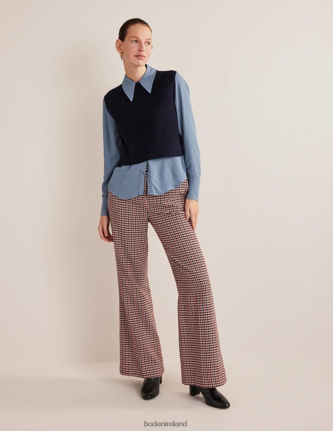 Captains Blue Clothing Fitted Workwear Shirt Boden Women L466L61726