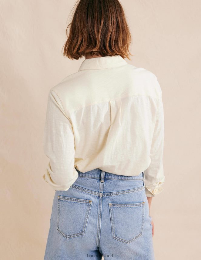 Dorset Cream Clothing Cotton Jersey Shirt Boden Women L466L61538