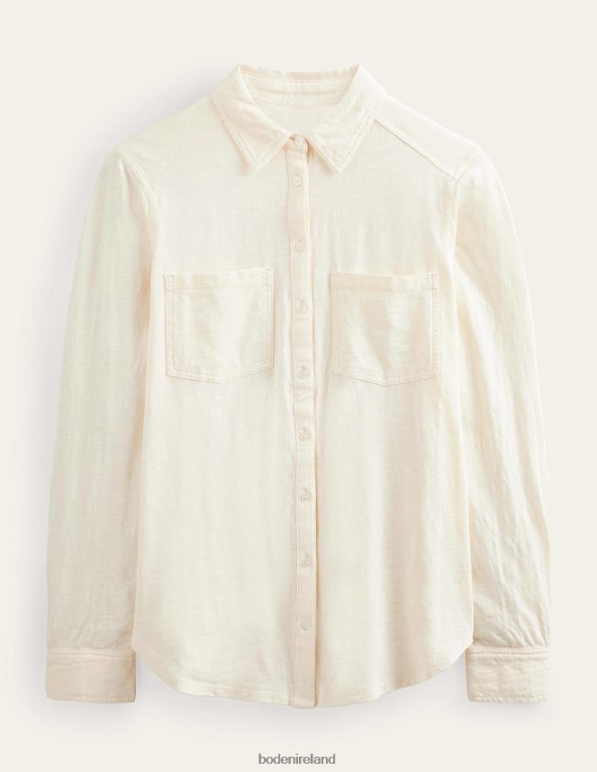 Dorset Cream Clothing Cotton Jersey Shirt Boden Women L466L61538