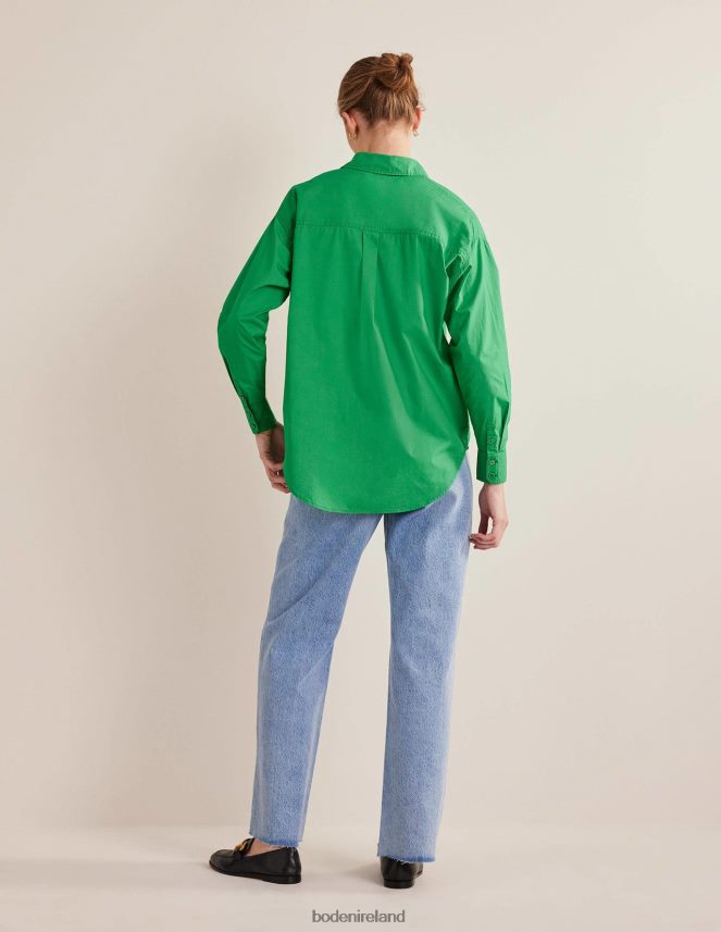 Green Bee Clothing Oversized Cotton Shirt Boden Women L466L61847
