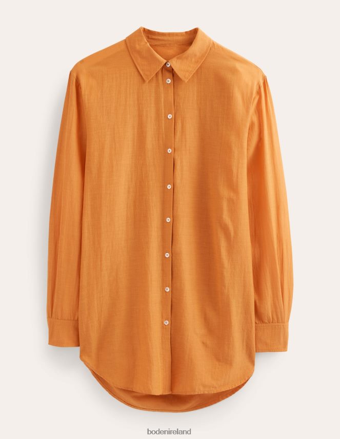 Harvest Gold Clothing Holiday Longerline Shirt Boden Women L466L61801