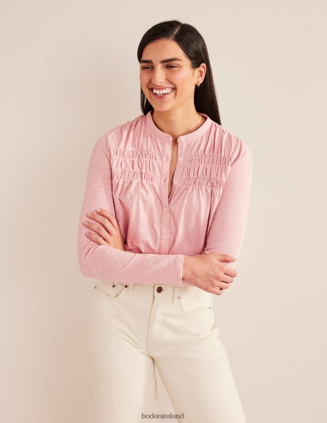 Milkshake Clothing Ruched Yoke Detail Shirt Boden Women L466L61638