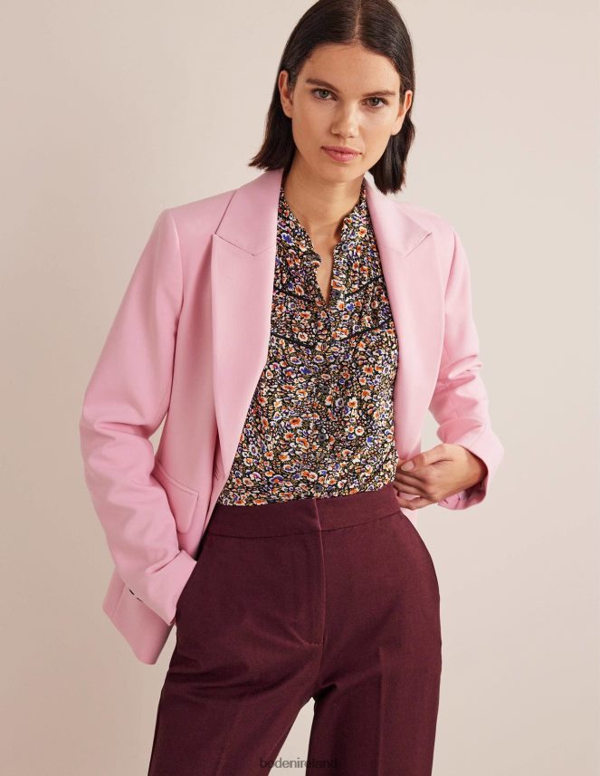 Multi & Eden Bloom Clothing Ruched Yoke Jersey Shirt Boden Women L466L62222