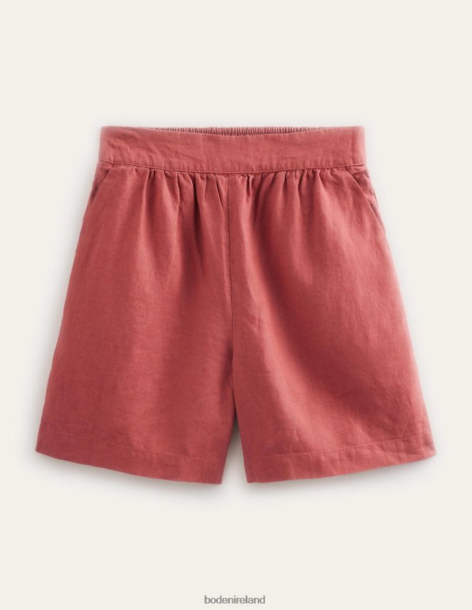 Fox Clothing Pull-on Linen Shorts Boden Women L466L61455