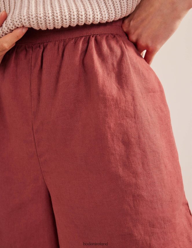 Fox Clothing Pull-on Linen Shorts Boden Women L466L61455